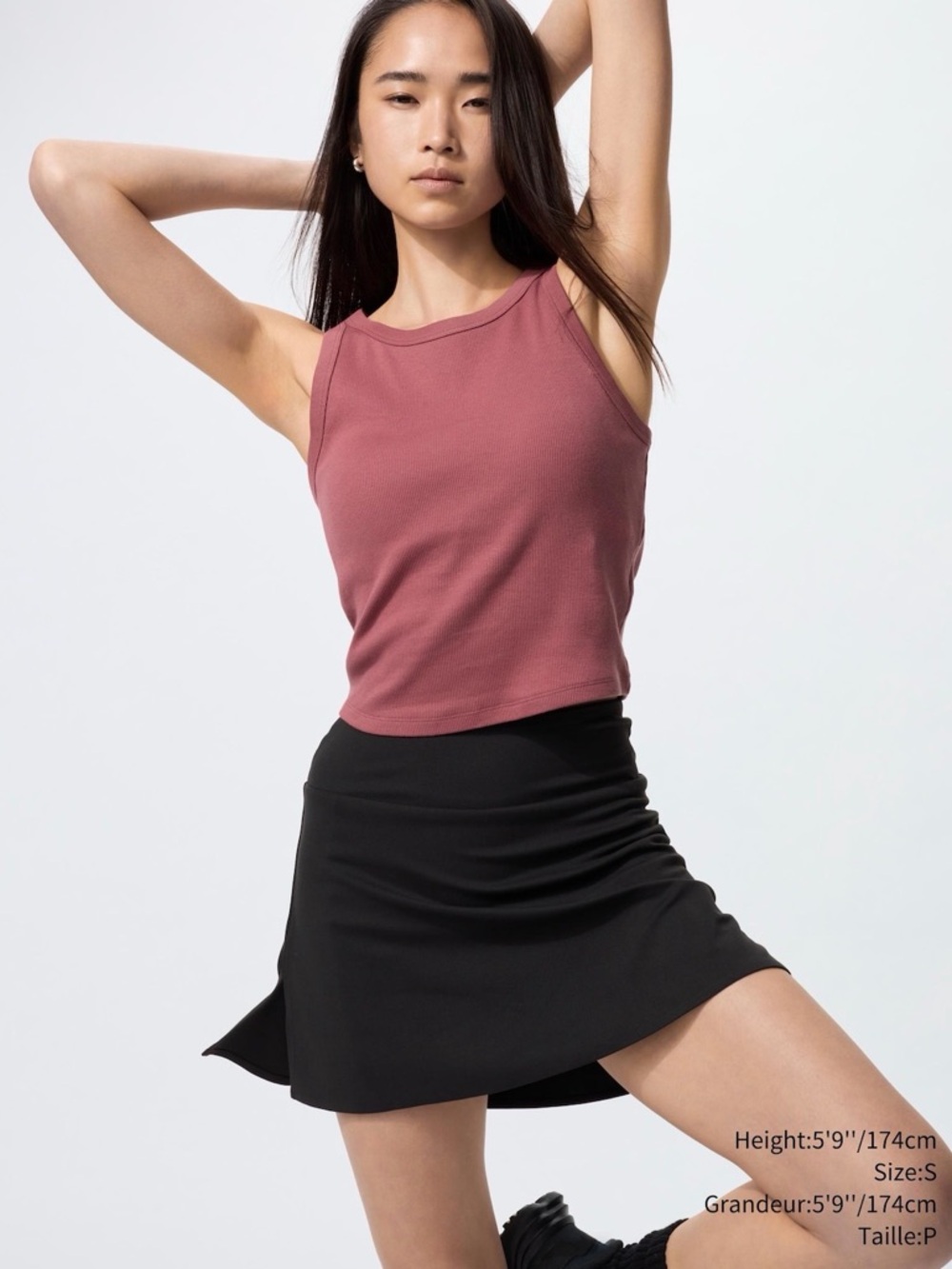 Uniqlo Ribbed Sleeveless Bra Top